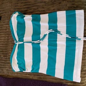 Strapless Stripd Top